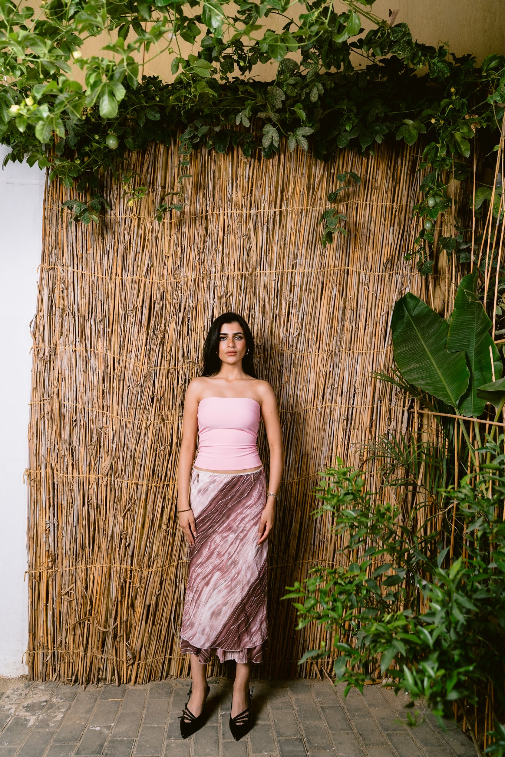 DEUXFACE WHITE/ROSE TOP