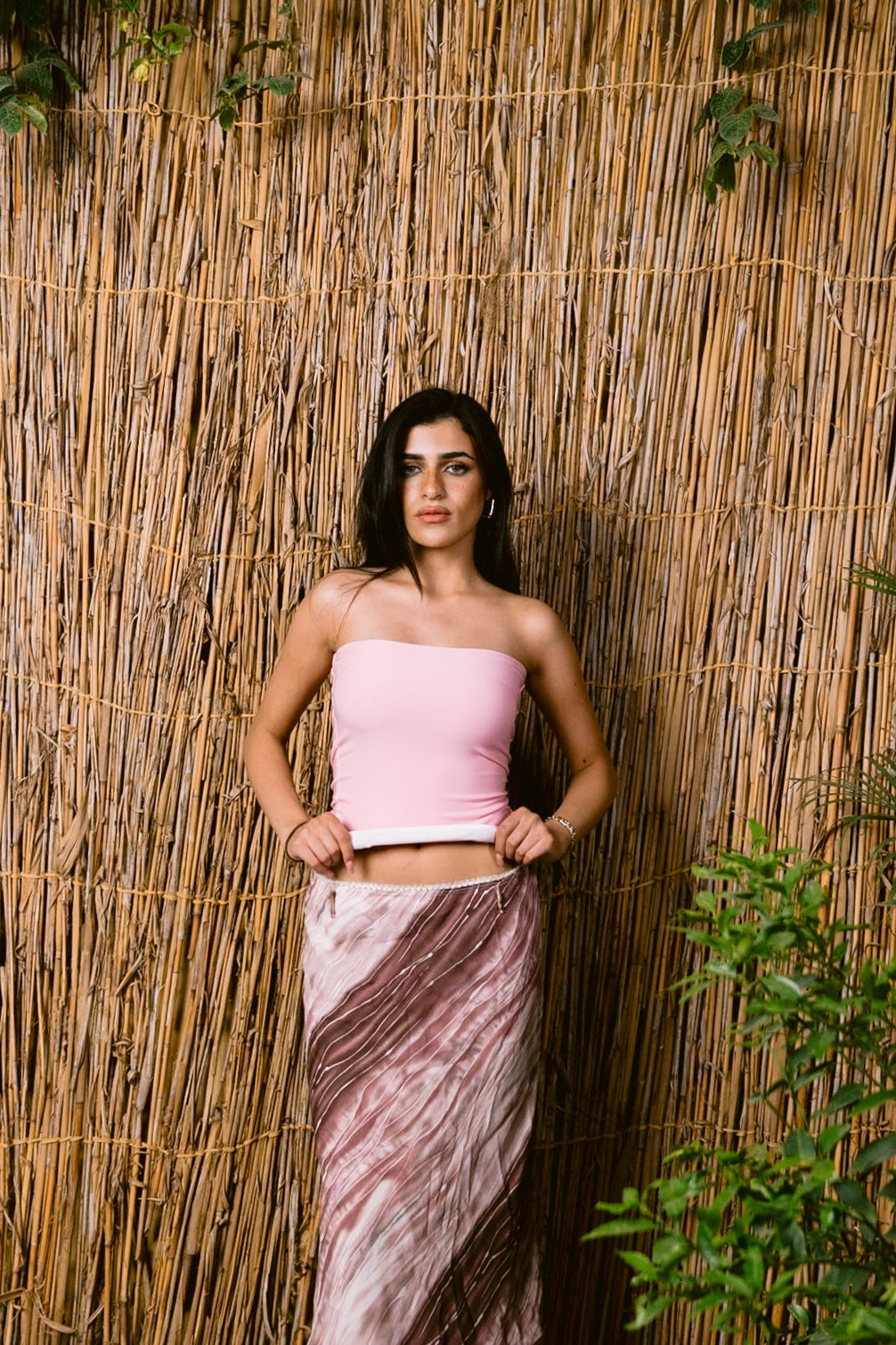 DEUXFACE WHITE/ROSE TOP