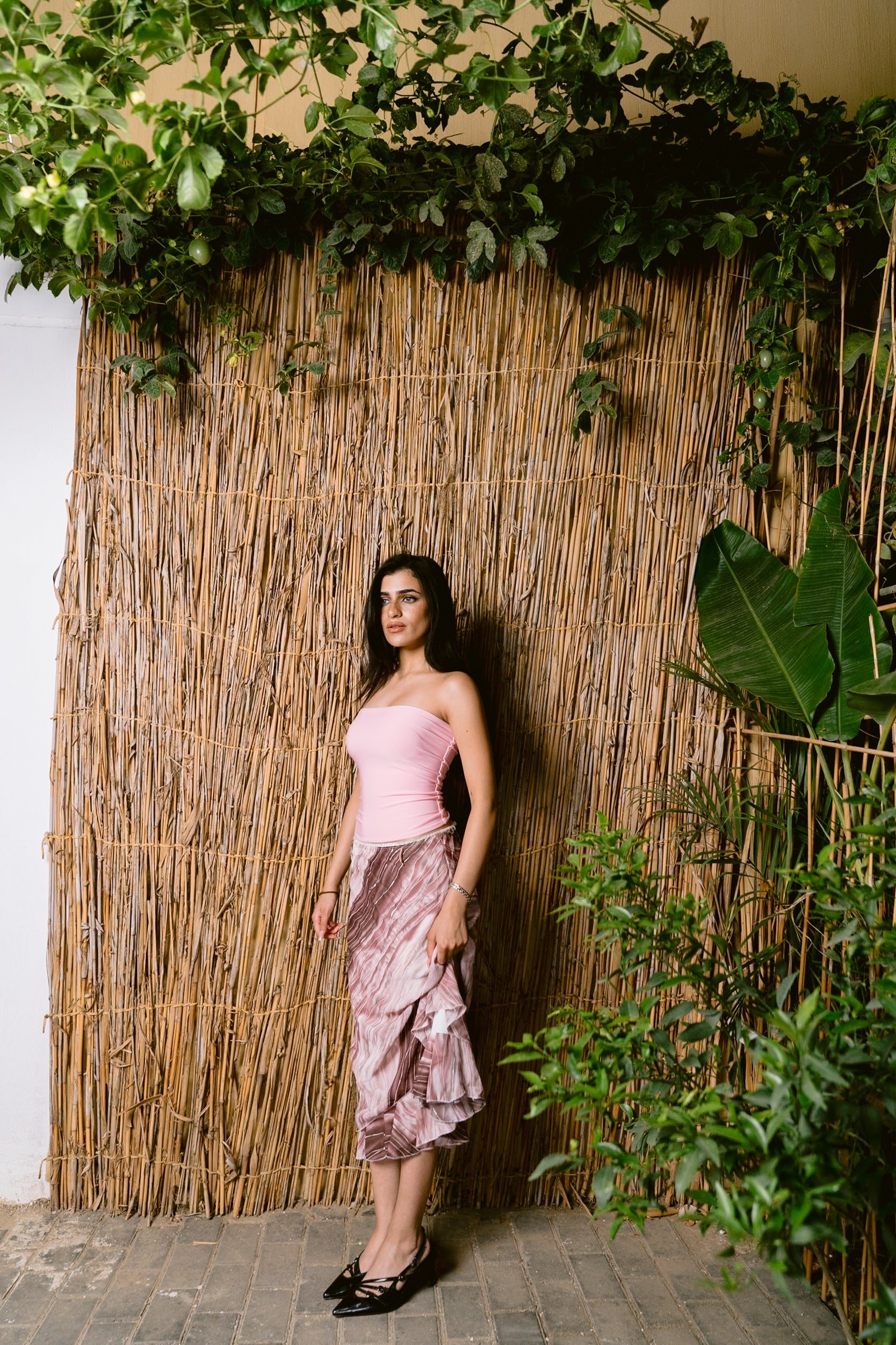 DEUXFACE WHITE/ROSE TOP